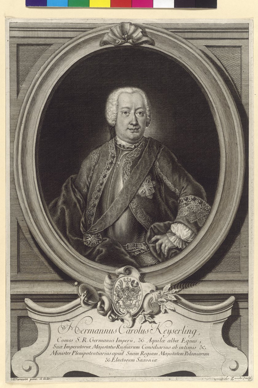Count Hermann Karl Keyserlingk by Artist Unknown