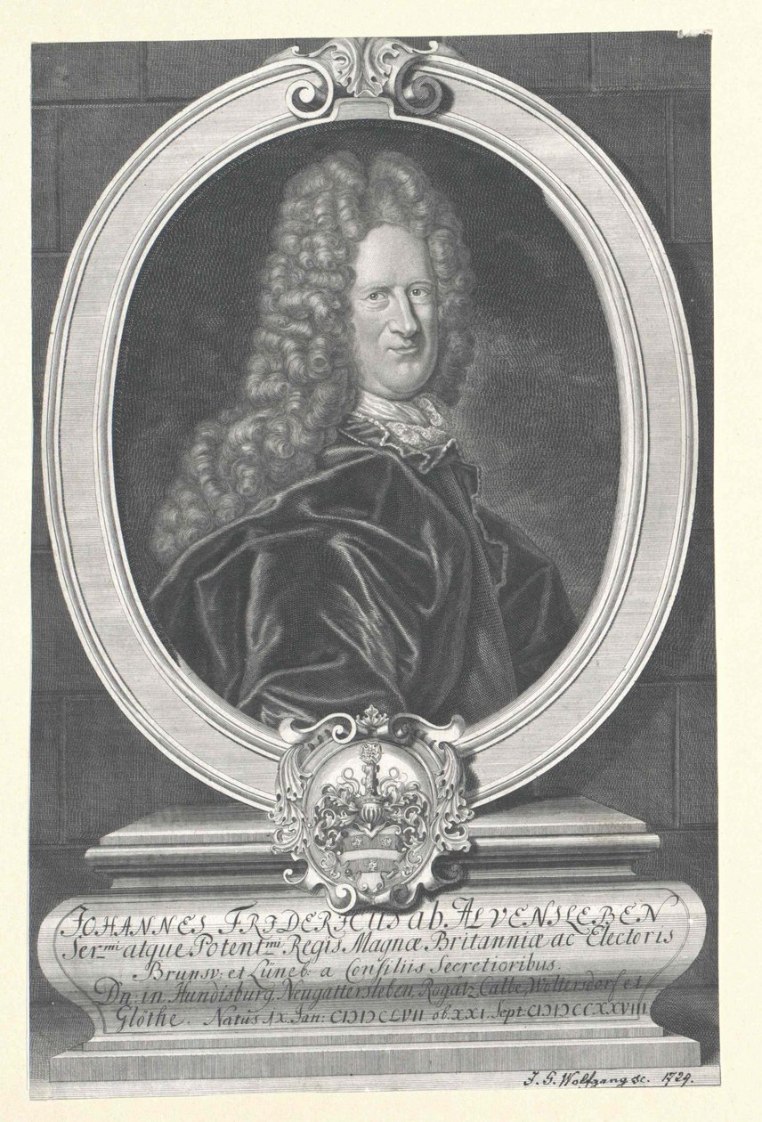 Johann Friedrich von Alvensleben (print) by Artist Unknown