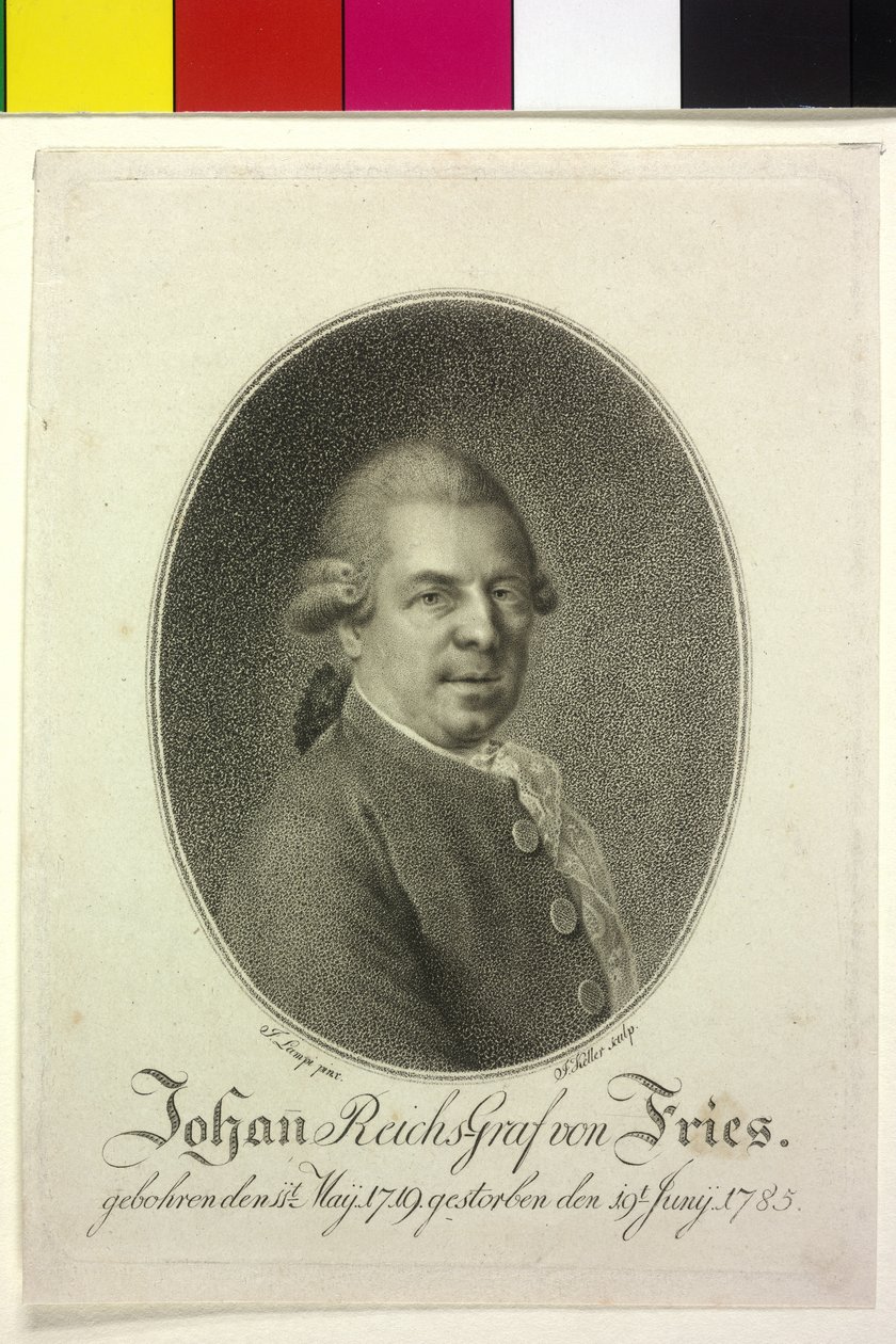 Johann Count Fries by Artist Unknown