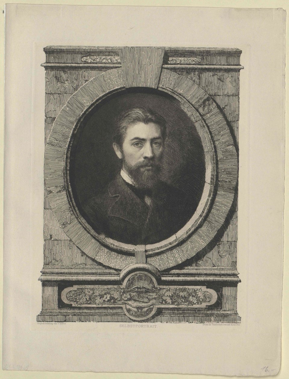 Viktor Aleksiyevich Bobrow (print) by Artist Unknown