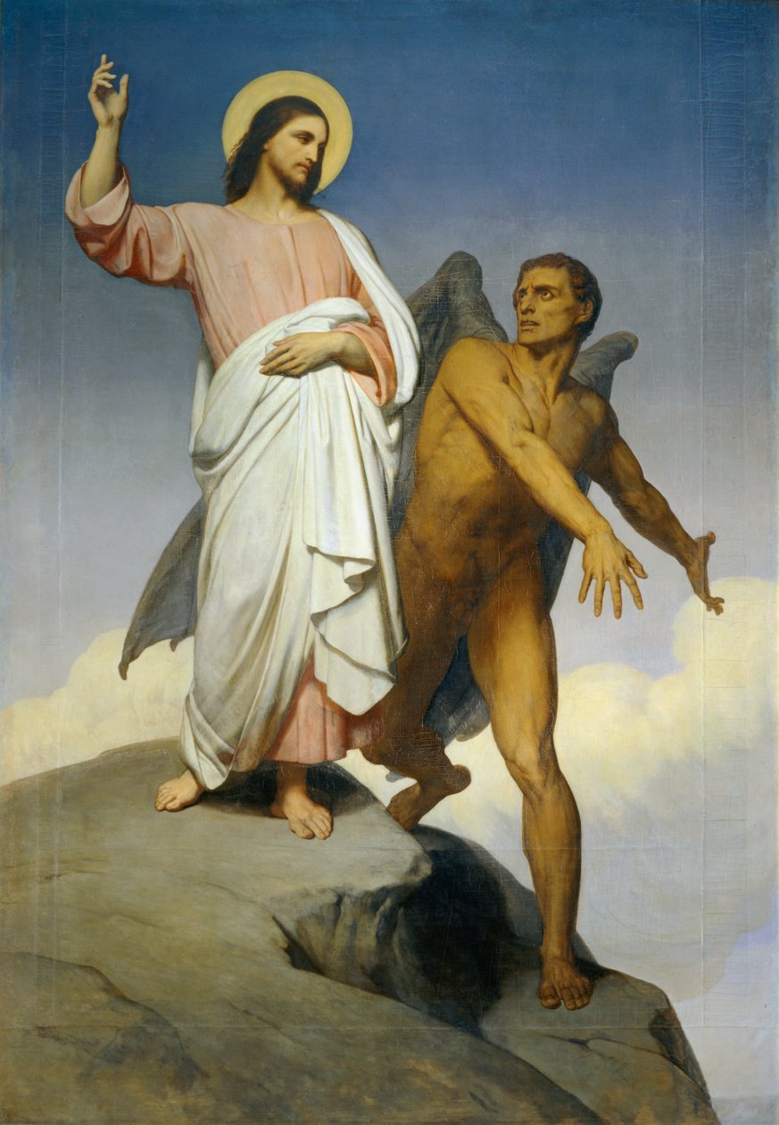 The Temptation of Christ by Ary Scheffer