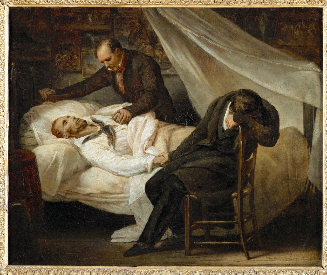 The Death of Gericault by Ary Scheffer
