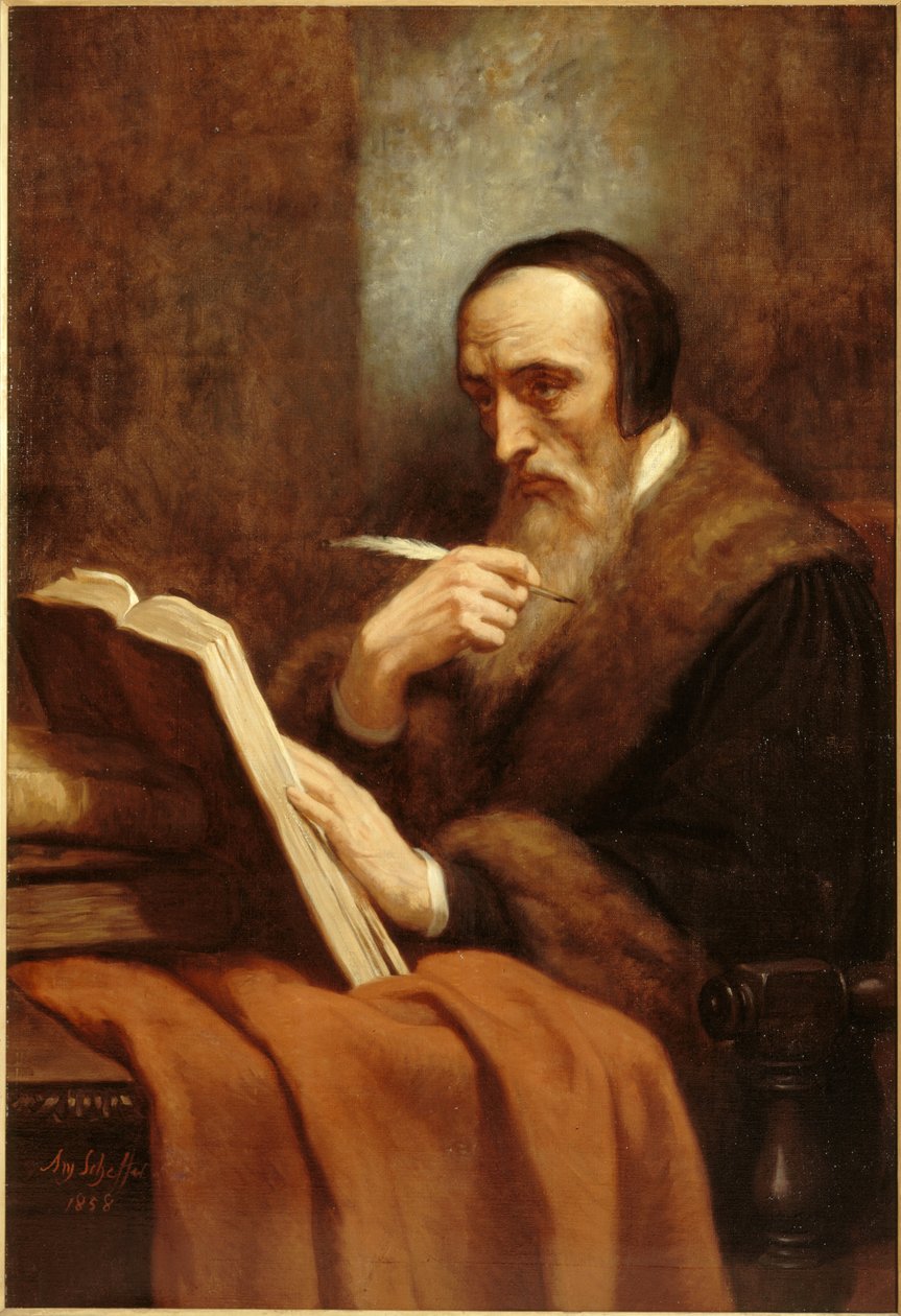 Portrait of John Calvin by Ary Scheffer