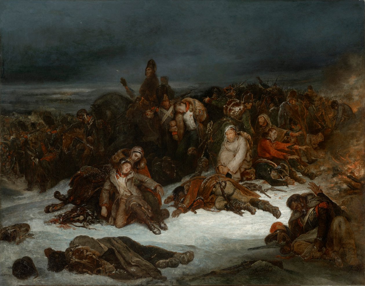 The Retreat of Napoleon by Ary Scheffer