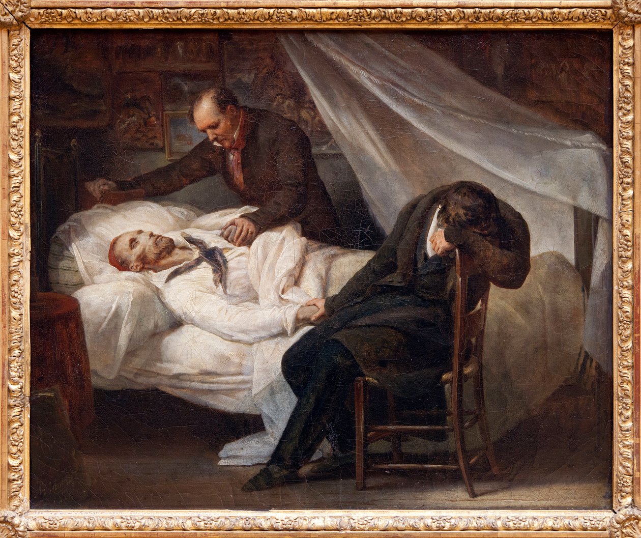 The Death of Gericault by Ary Scheffer