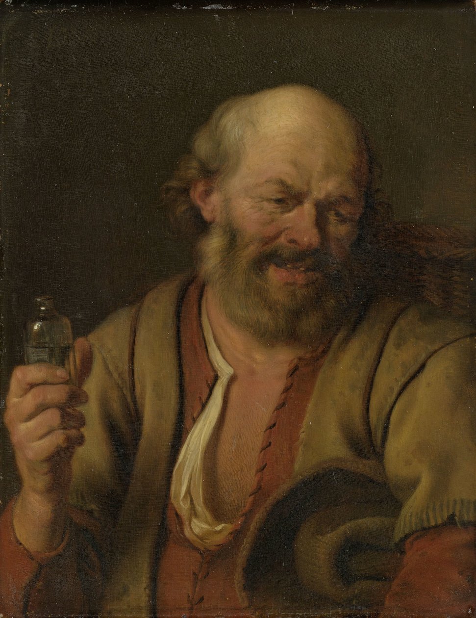 A Man with a Gin Bottle by Ary de Vois