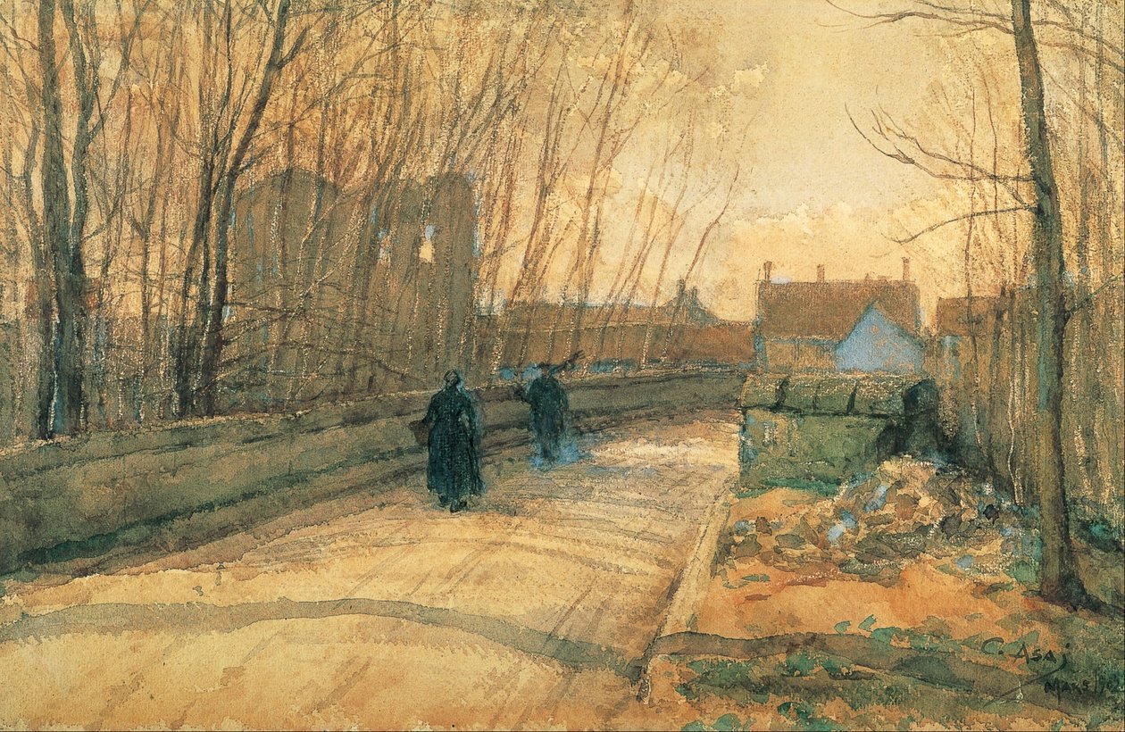 Bridge in Grez-sur-Loing by Asai Chu