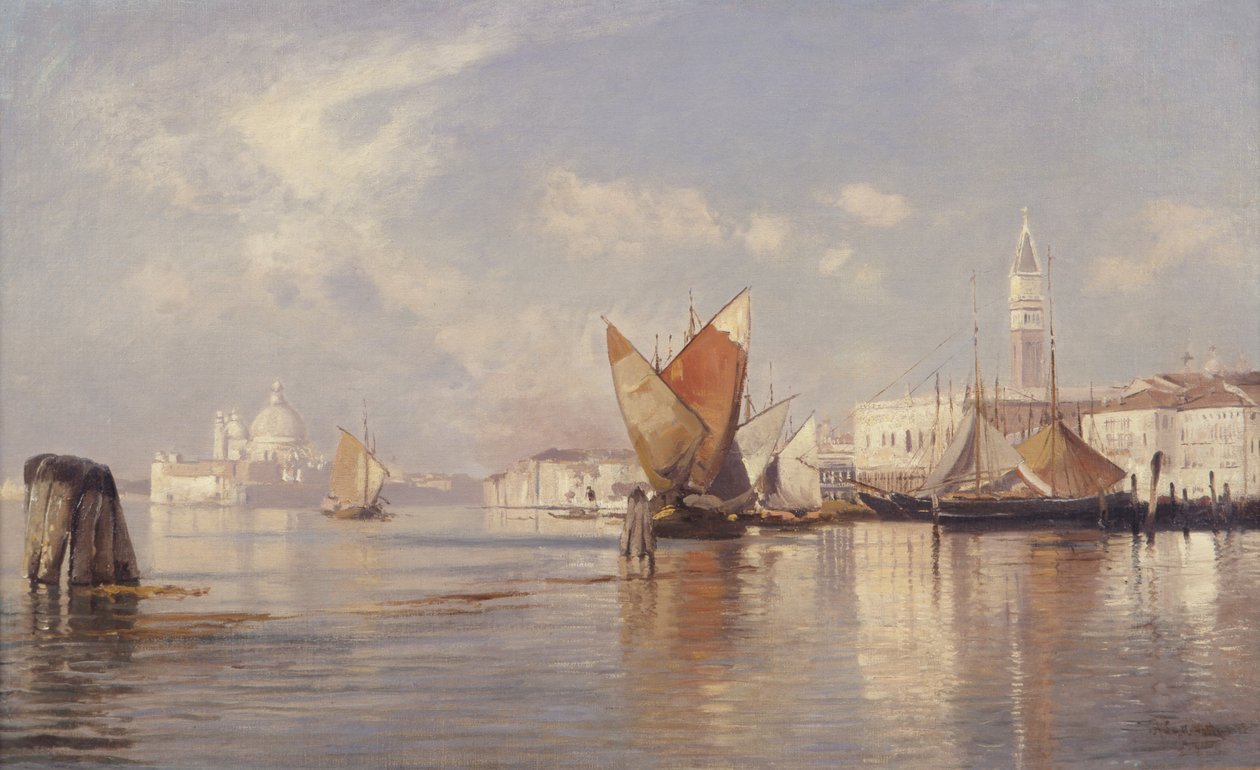 On the Lagoon, Venice by Ascan Lutteroth