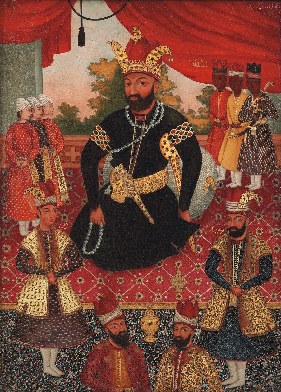 Nadir Shah Afshar and His Court by Asian School