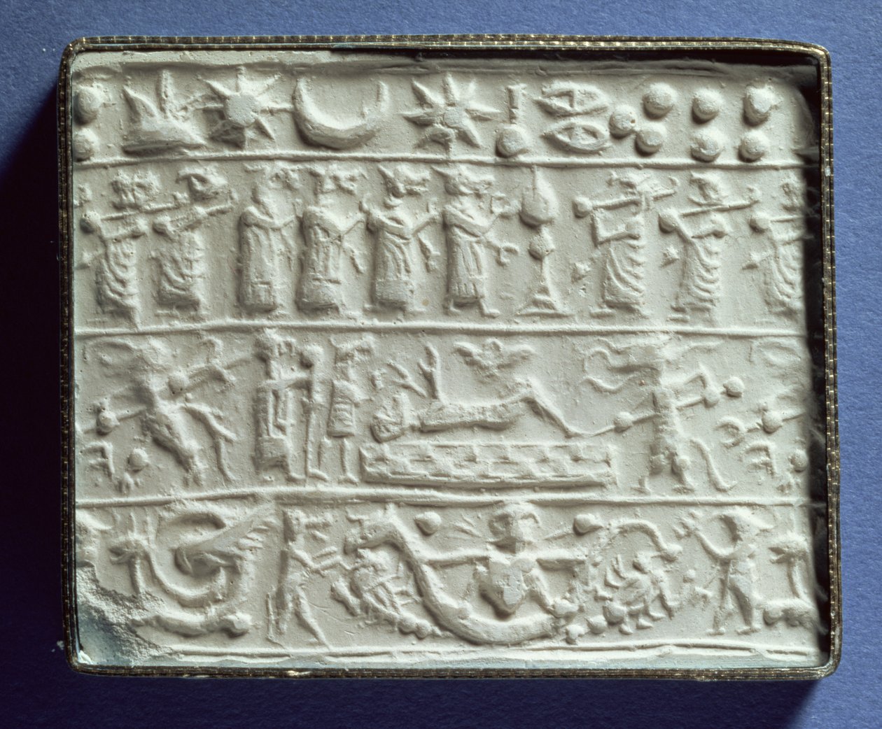 Cylinder Seal Impression, Neo-Assyrian Period by Assyrian School