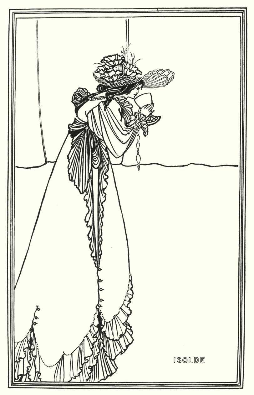 Isolde by Aubrey Beardsley