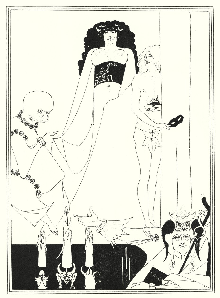 Enter Herodias by Aubrey (after) Beardsley