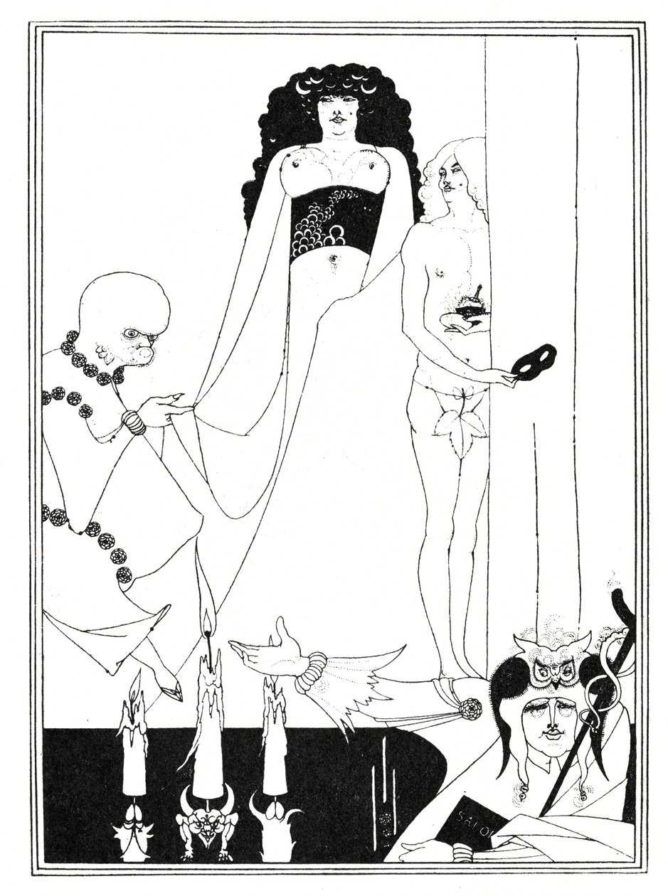 Enter Herodias by Aubrey Beardsley