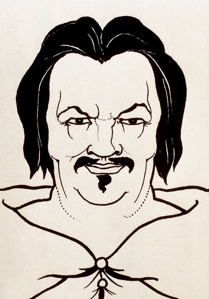Portrait of Honore de Balzac by Aubrey Beardsley