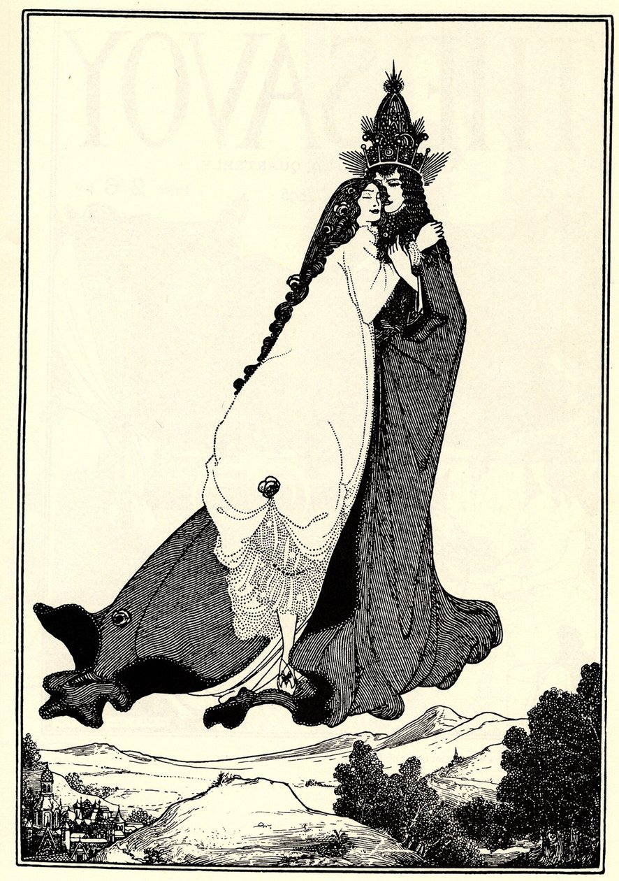 The Ascension of Saint Rose of Lima by Aubrey Beardsley