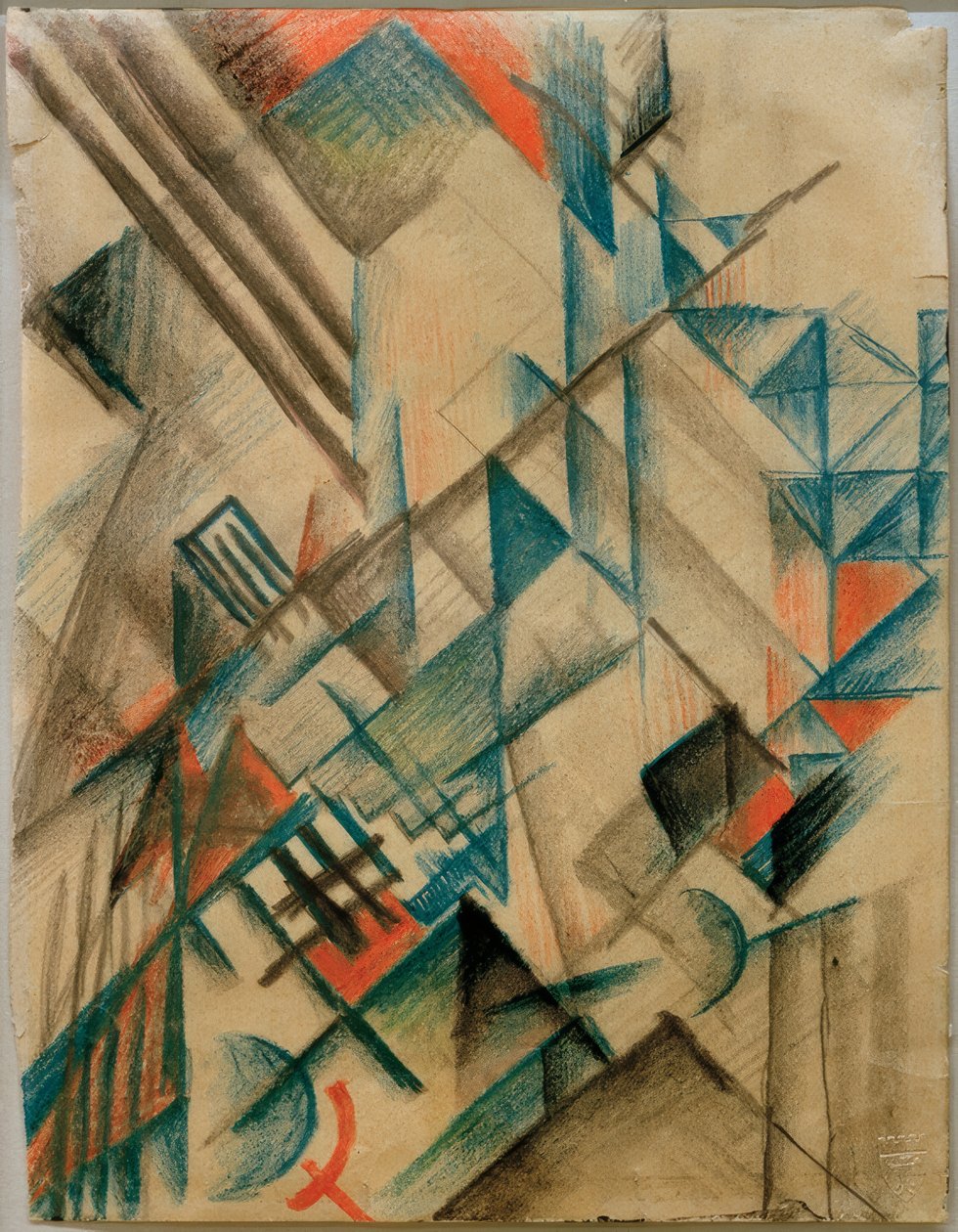 Abstract Forms II by August Macke