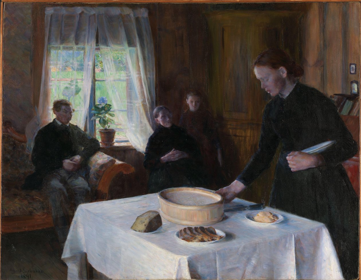Laying the Table by August Eiebakke