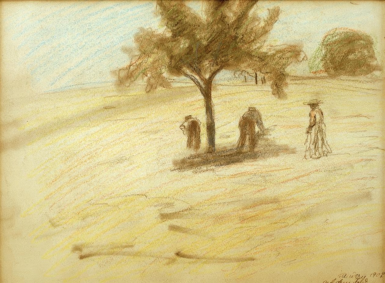 In the Field in Kandern by August Macke