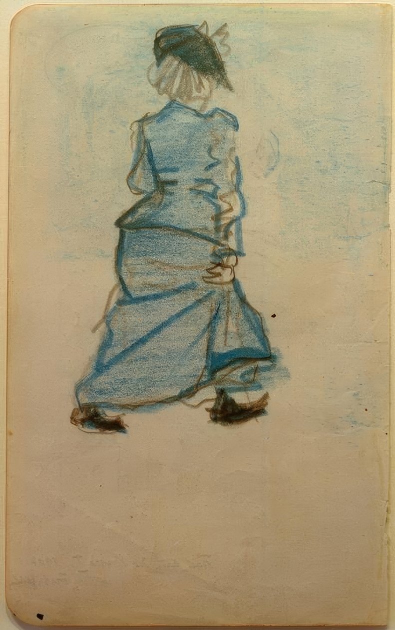 Woman on the Street I by August Macke