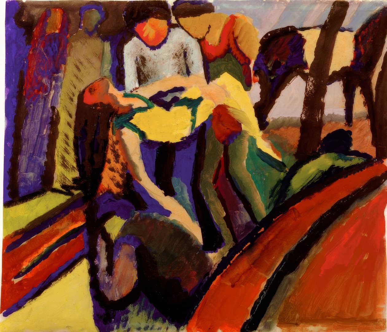 Fallen by August Macke