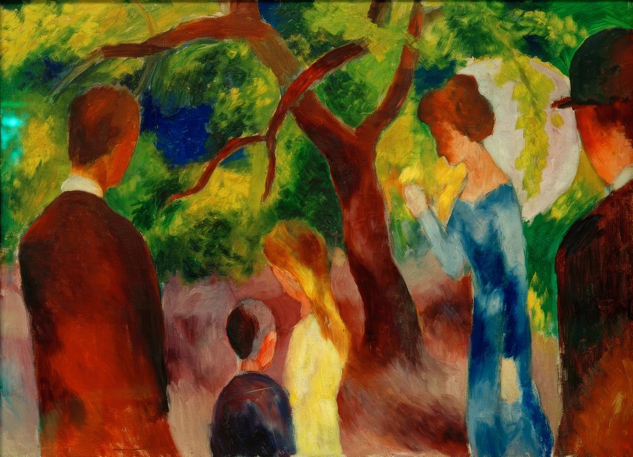 Great Promenade: People in the Garden by August Macke