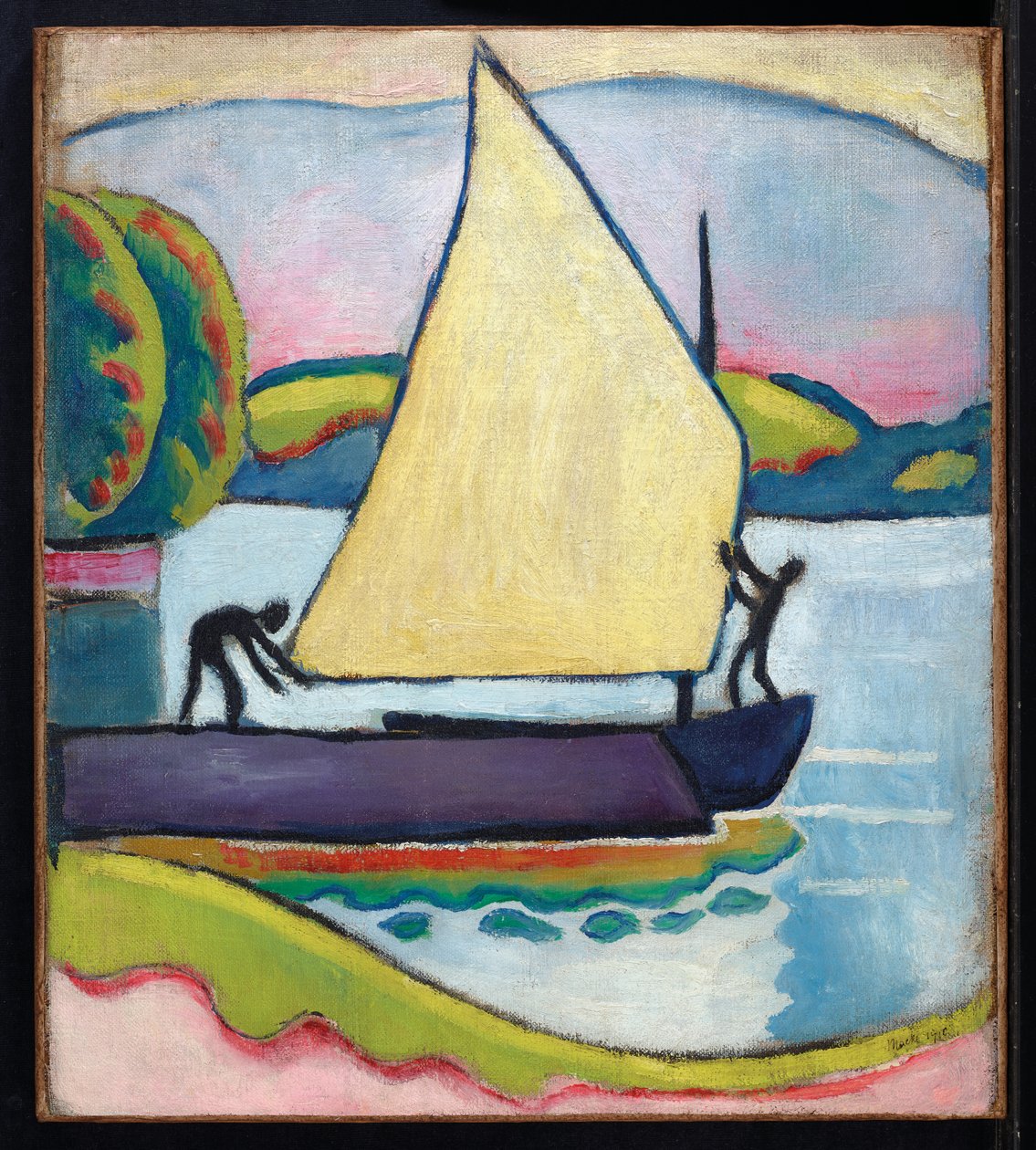 Sailboat in the Morning by August Macke