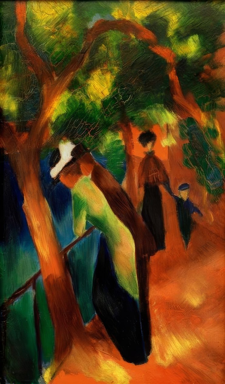 Sunny Path by August Macke