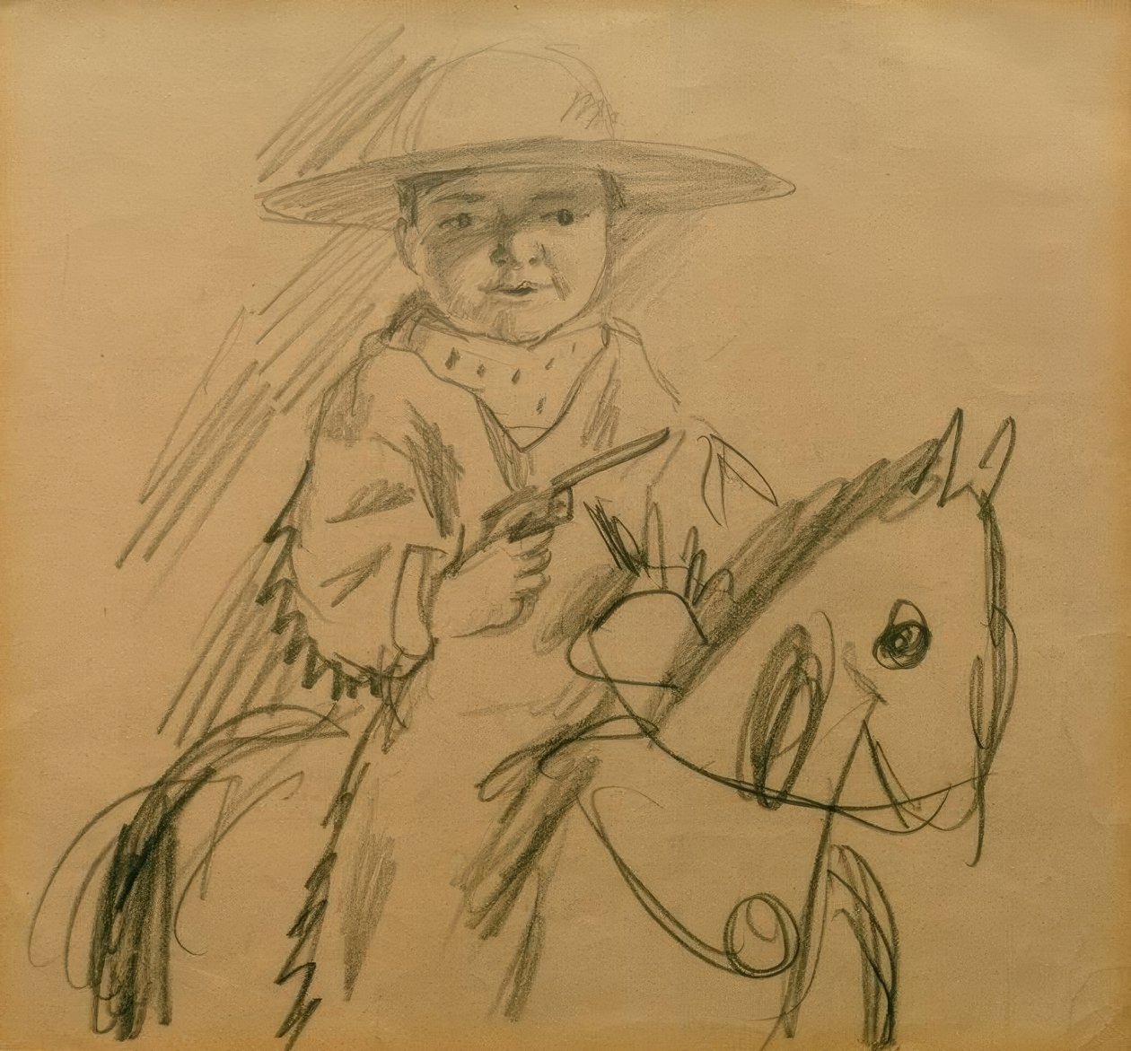 Walter as Cowboy by August Macke