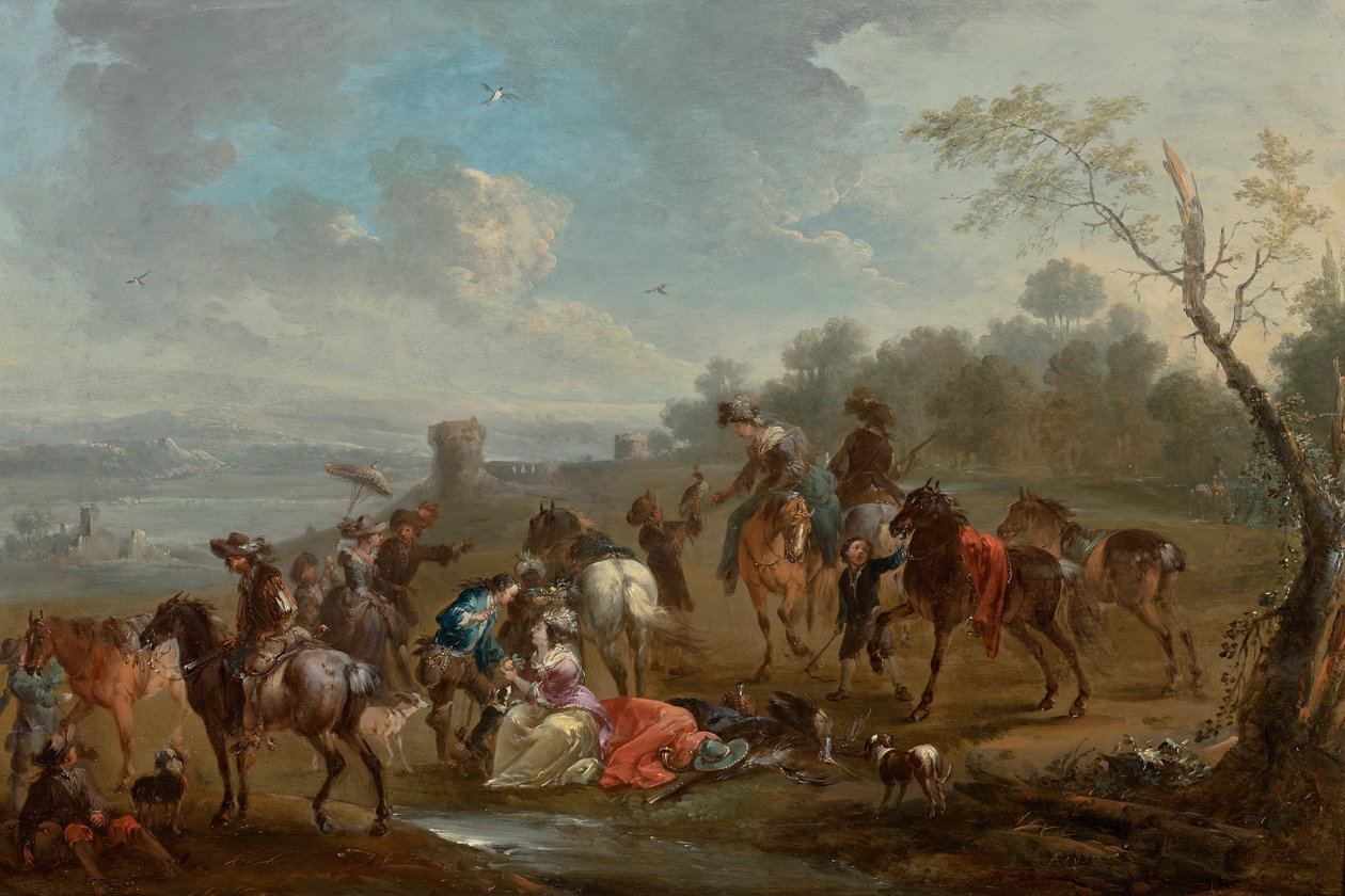 Hunting Success on Heron by August Querfurt