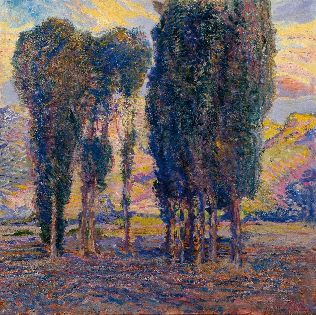 Poplars by August Roth