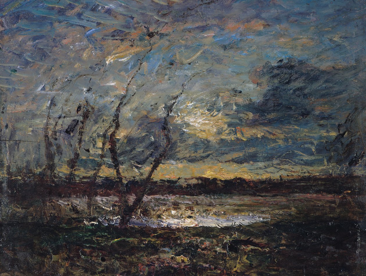 Landscape on the Outskirts of Cremieu by Auguste Francois Ravier
