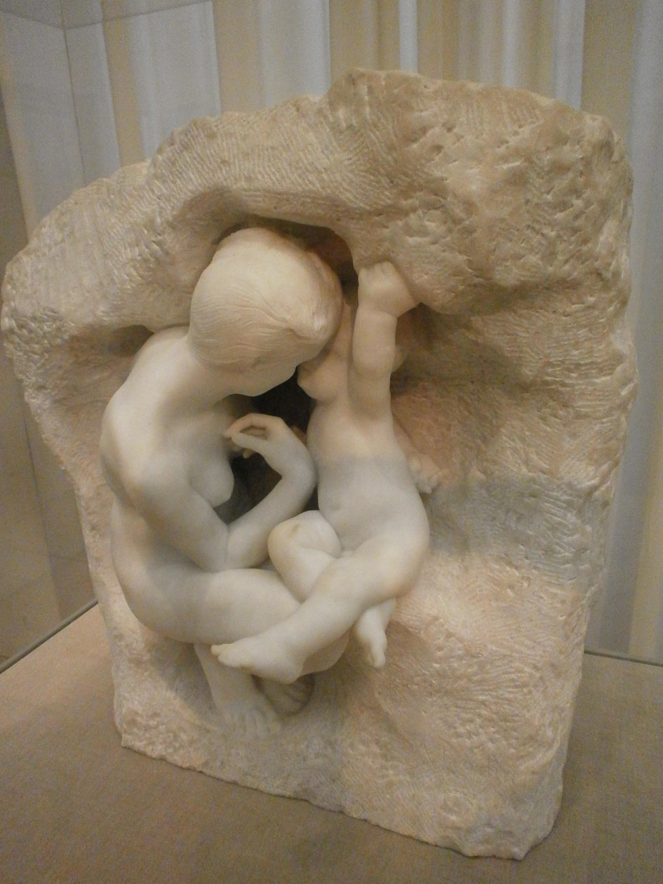Young Mother in the Grotto by Auguste Rodin