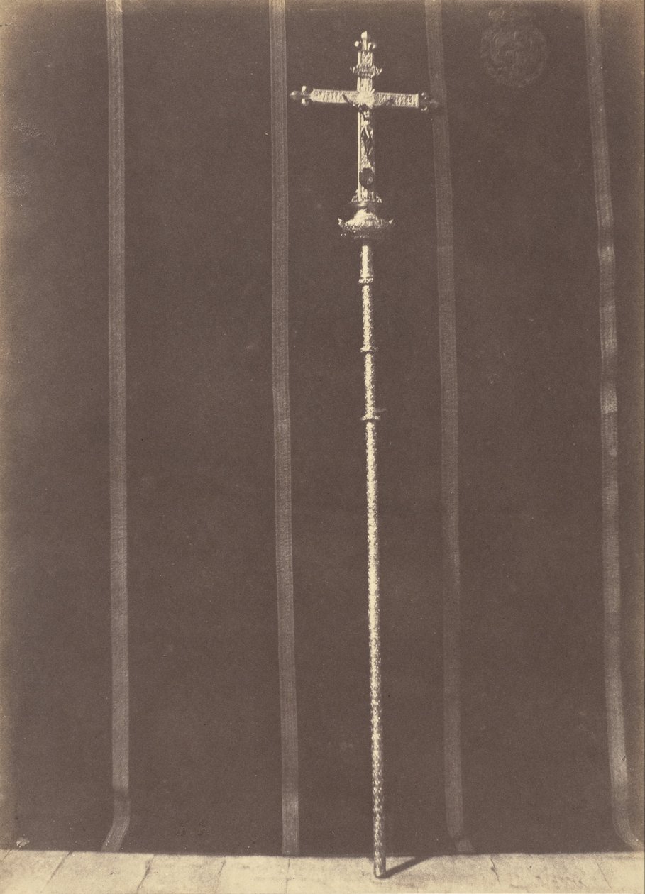 Jerusalem. Silver Cross Given by Louis XIII to the Church of the Holy Sepulchre by Auguste Salzmann