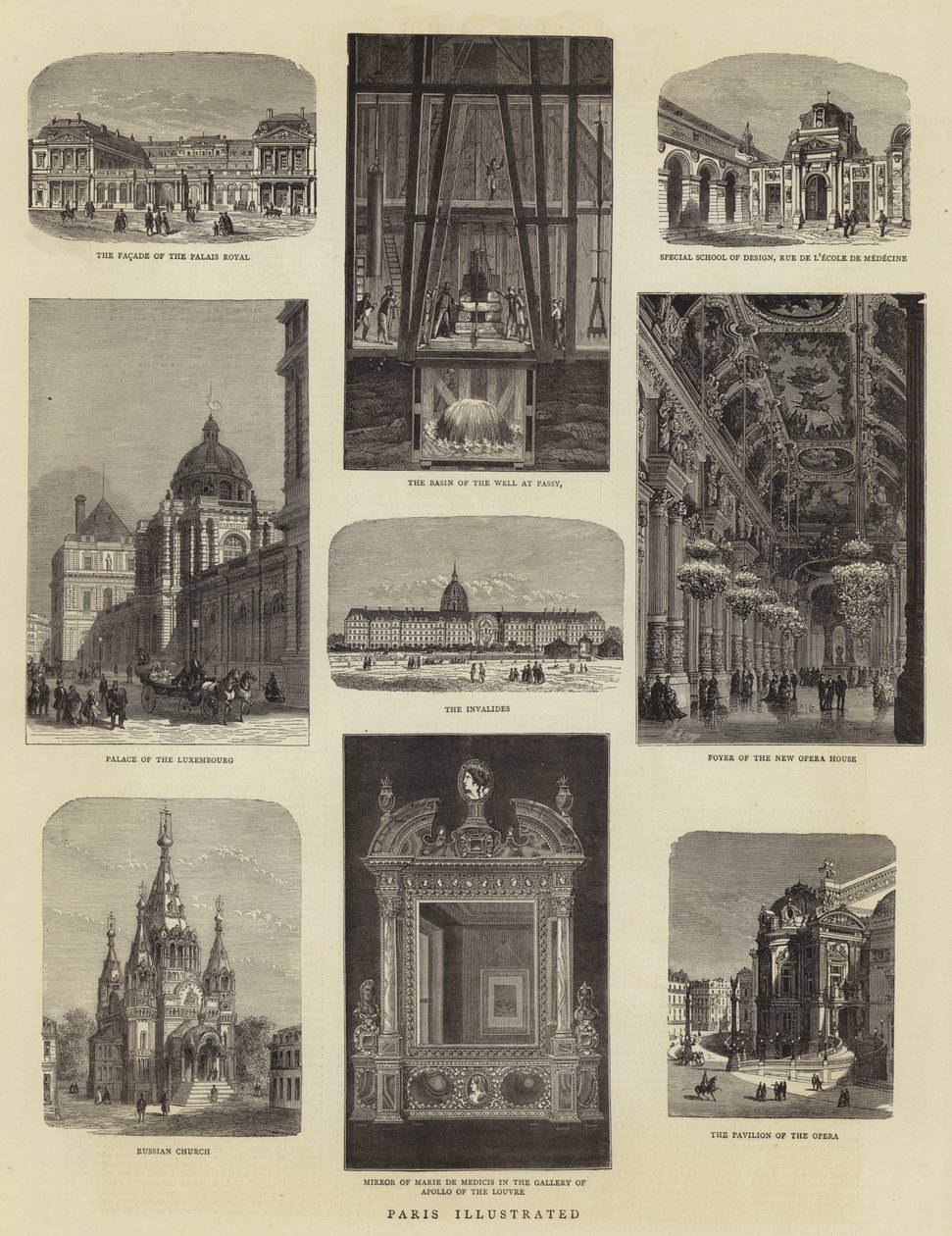 Paris Illustrated by Auguste Victor Deroy