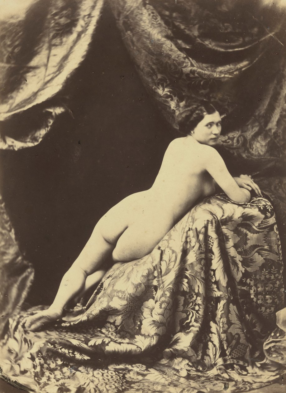 Nude Study, c. 1855 by Auguste Belloc