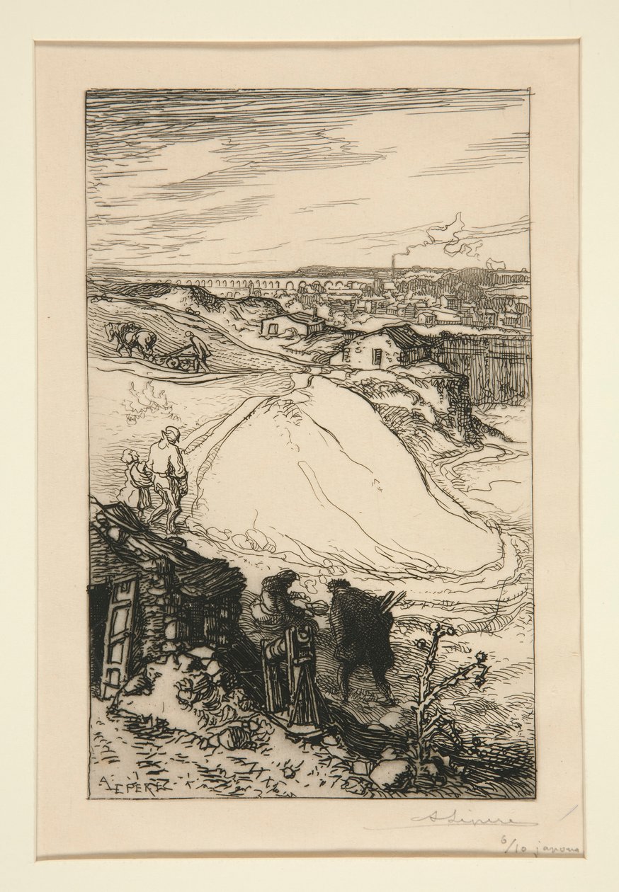 At Gentilly by Auguste Lepere