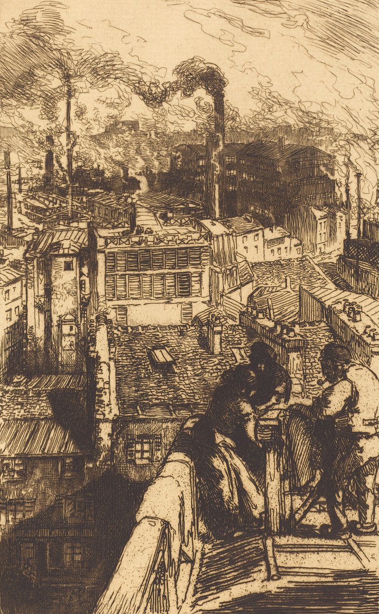 Gobelins Quarter by Auguste Lepere