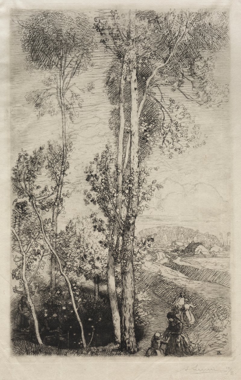 The Little Pond by Auguste Louis Lepère