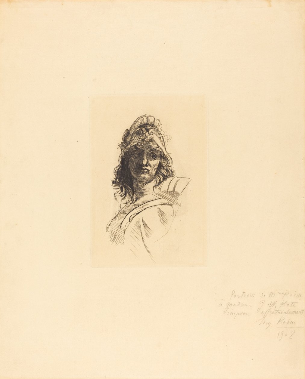Bust of Bellona by Auguste Rodin