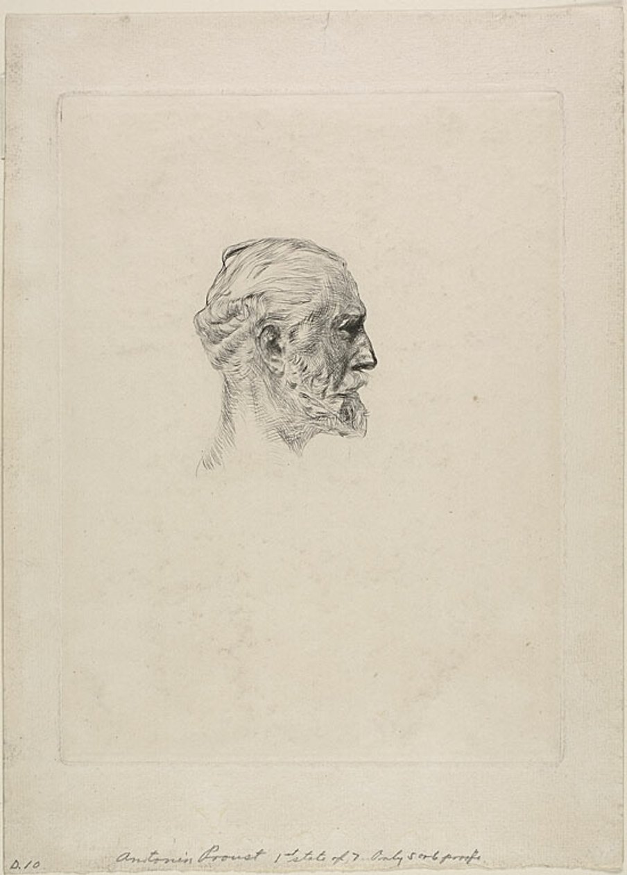 Portrait of Antonin Proust by Auguste Rodin
