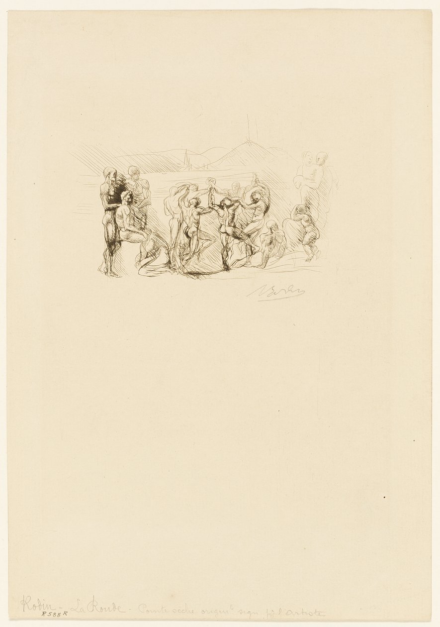 The Round by Auguste Rodin