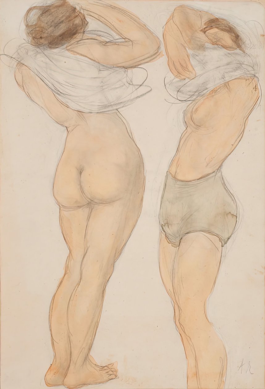 Two Figures by Auguste Rodin