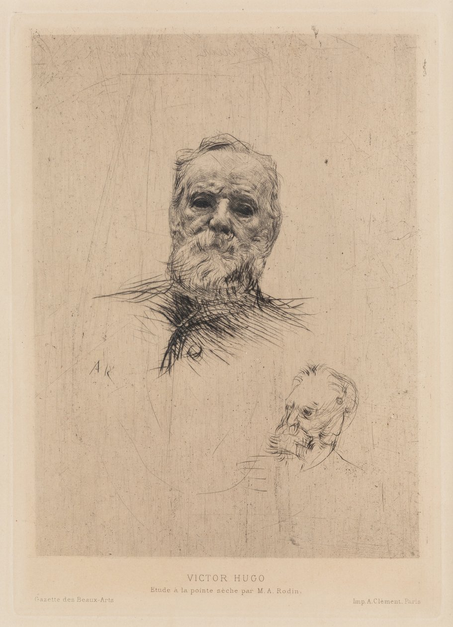 Victor Hugo, 1886 by Auguste Rodin