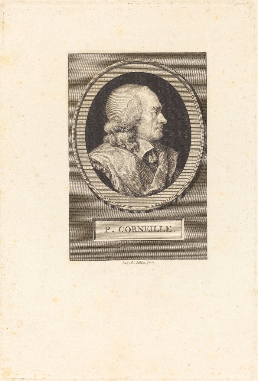 Pierre Corneille by Augustin de Saint Aubin