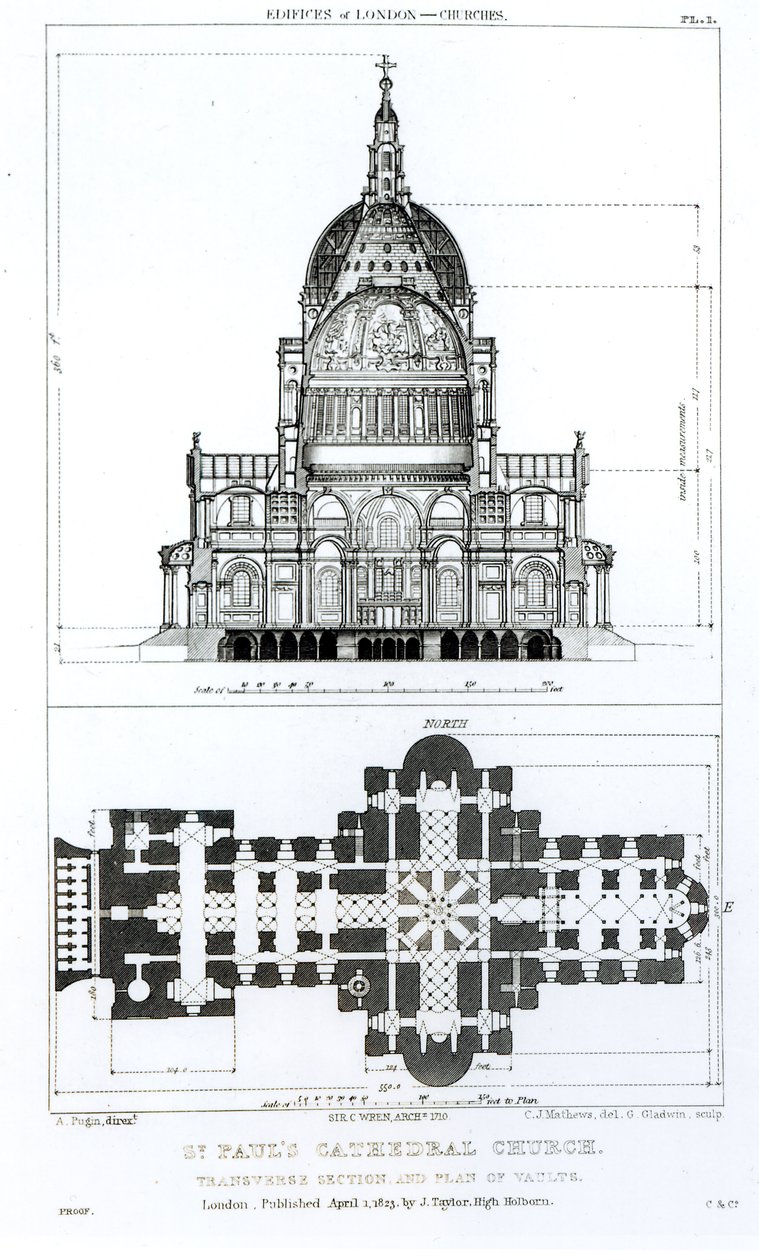 Cross section of St. Paul