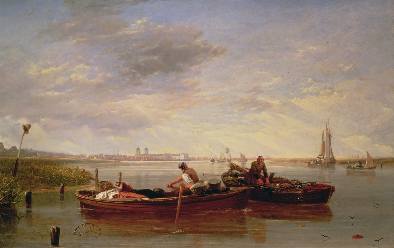 The Thames Below Greenwich by Augustus Wall Callcott