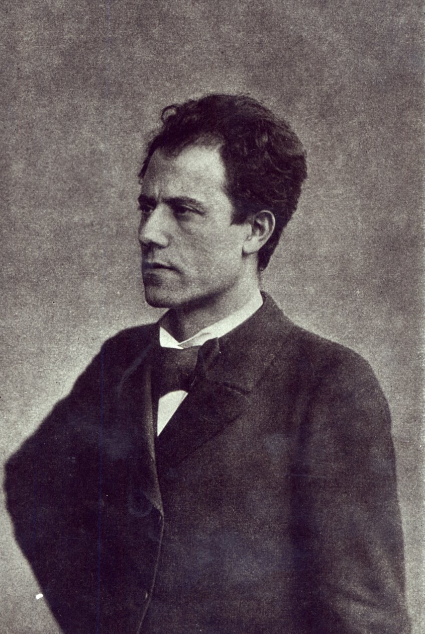 Portrait of Gustav Mahler by Austrian Photographer