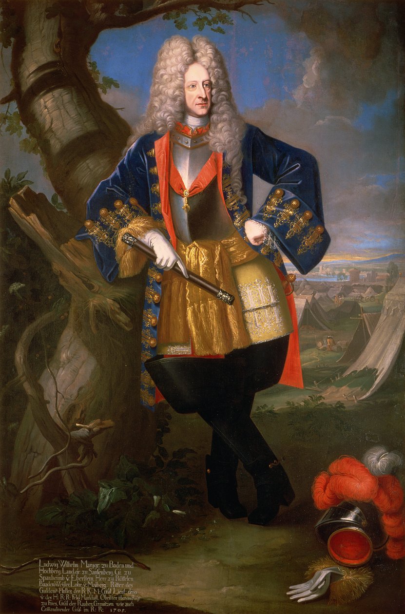 Ludwig Wilhelm, Count of Baden, 1705 by Austrian School