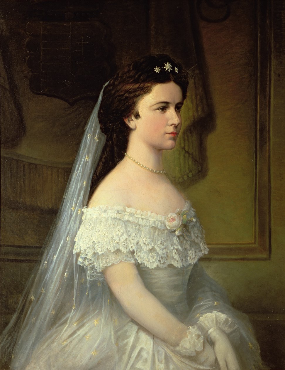 Elizabeth of Bavaria (1837-98), Empress of Austria by Austrian School