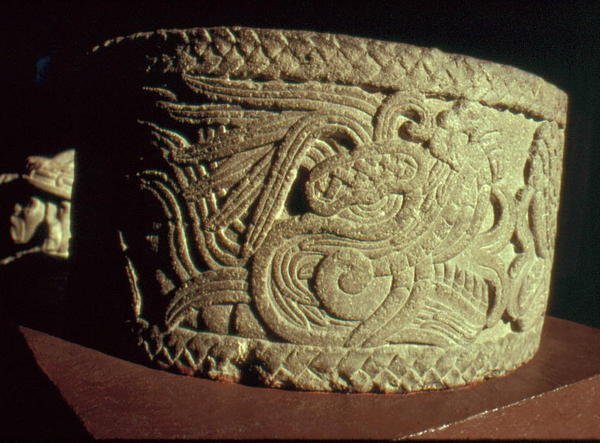 Urn with Feathered Serpent by Aztec